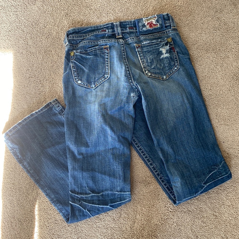 MEK denim made in USA 🇺🇸 jeans sz 27/32 boot cut